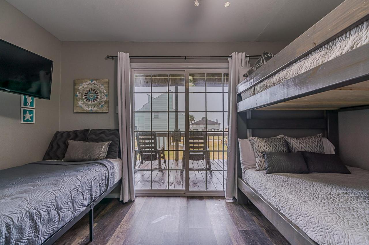 Hot Tub - Ocean Views - Steps To Private Beach - Quiet Location Galveston Luaran gambar